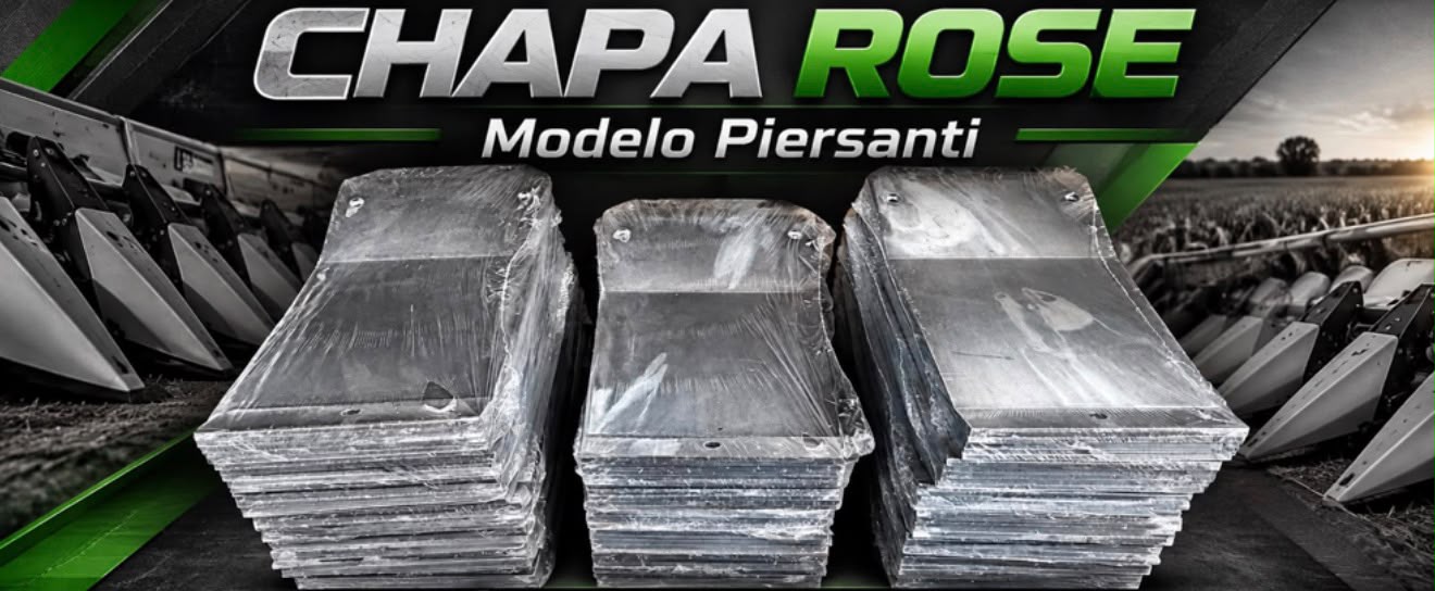 Pilas de chapas rose modelo Piersanti embaladas