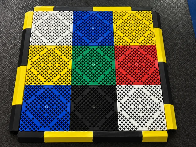 Placas plásticas modulares de Pen-Pla en distintos colores